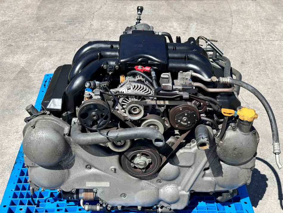 JDM Subaru EZ30 3.0L 6 Cyl Engine 03-09 Outback, Compression Tested & TY856WVBAA 6 Speed AWD M/T Trans with Diff